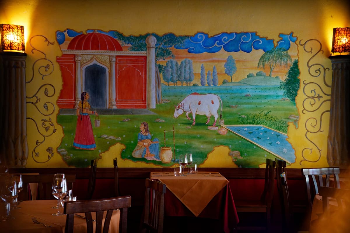 Gli affreschi della sala di Shiva